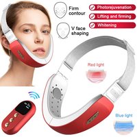Appareil de lifting du visage en V, intensités réglables pour affiner la mâchoire, électrique, anti double menton, portable, rechargeable US AU CN