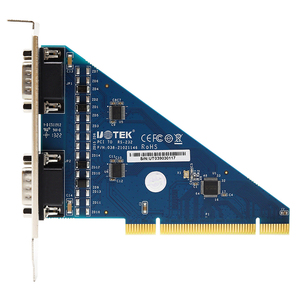 UOTEK PCI để RS-232 nối tiếp thẻ 2 cổng RS232 để PCI chuyển đổi DB9 Com Adapter UT-7702 - Product Image 3