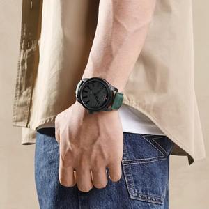 นาฬิกาข้อมือควอตซ์สายหนังผู้ชายแนวสปอร์ตกันน้ำ - Product Image 6