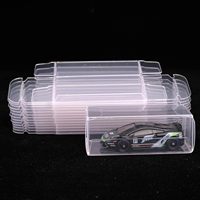 Boîtes en plastique transparentes en PVC PET avec impression personnalisée, boîte cadeau multi-tailles, boîte carrée rectangulaire transparente pliable