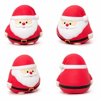 Bestseller - Jouet anti-stress ultra-adorable Père Noël en TPR, design réaliste, texture à rebond lent