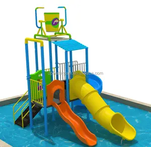 Water play equipment resort hotel children outdoor water park backyard plastic water playground slide for sale