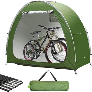 Tenda portaoggetti per bici da esterno capannone per bicicletta portatile impermeabile 2 biciclette per riparo da giardino esterno