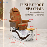 Chaise de pédicure professionnelle, chaise de massage des pieds pour salon de manucure et spa beauté