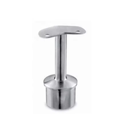Support de main courante de balustrade plate en acier inoxydable 2205 pour escalier balcon escalier d'hôtel