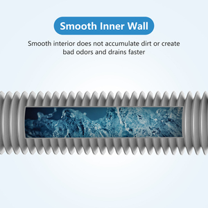 Vendita calda SUS304 lavabo posteriore doppio lavello coperchi di scarico filtro tubo flessibile tubo di fognatura tubo di plastica con tubo di scarico flessibile del <span class=keywords><strong>lavandino</strong></span> - Product Image 6