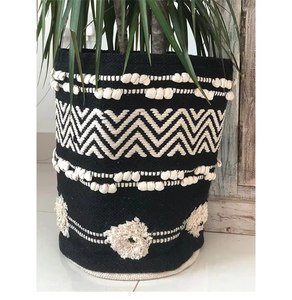 Couverture de pot de plante fine à motif abstrait carré de style oriental pour une utilisation domestique dans plusieurs pièces - Product Image 4