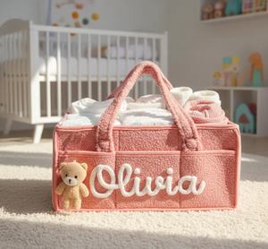 Cesta de almacenamiento de peluche <span class=keywords><strong>para</strong></span> bebés, organizador personalizado <span class=keywords><strong>para</strong></span> la habitación del bebé, organizador de pañales <span class=keywords><strong>para</strong></span> bebés - Product Image 1