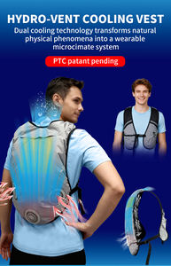 Gilet de refroidissement réfléchissant haute visibilité avec ventilateur pour travailleurs en plein air Vêtements de travail de sécurité respirants légers à séchage <span class=keywords><strong>rapide</strong></span> - Product Image 5