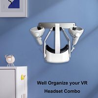 Étagères murales suspendues Support de stockage mural VR Support de casque VR pour Oculus Quest 2 / Rift-S/Vive Pro
