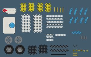 Kits de Robots de Bloques de Construcción Compatibles con <span class=keywords><strong>Lego</strong></span> para Niños en Edad Preescolar, Robots Educativos para Jardín de Infancia, de 3 a 6 Años - Product Image 5