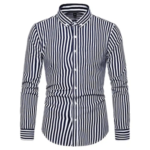 Recién llegado, camisa pesada de manga larga con un solo botón para hombre, tela de terciopelo, cuello inteligente teñido liso, transpirable para otoño, talla Xl - Product Image 6