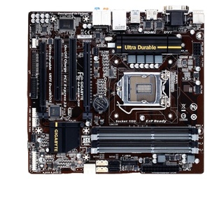 เมนบอร์ด <span class=keywords><strong>Gigabyte</strong></span> <span class=keywords><strong>B85M</strong></span>-<span class=keywords><strong>D3H</strong></span> ชิปเซ็ต Intel B85 รองรับซ็อกเก็ต <span class=keywords><strong>1150</strong></span> พิน DDR3 พร้อมหน่วยความจำ 4 แบงค์ สำหรับพอร์ต  รับประกันหนึ่งปี - Product Image 1