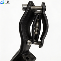 Béquille arrière universelle antirouille pour VTT 26 pouces, fixe 360 mm, en fonte, accessoires de vélo, tête en acier 3 mm, 3 trous, finition mate