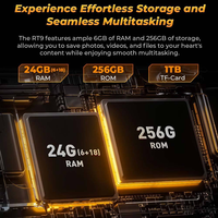 Untuk Tablet PC Tangguh RT9 Android 14 MTK Octa Core 6GB 256GB 4G Wi-Fi 11000mAh Tahan Air 10.1 Inci Baru