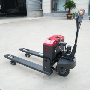 Chariot élévateur électrique à palettes, capacité 2 tonnes, moteur DC, longueur de la fourche 1070 mm, utilisation en extérieur sur chaussée, usine de fabrication - Product Image 5
