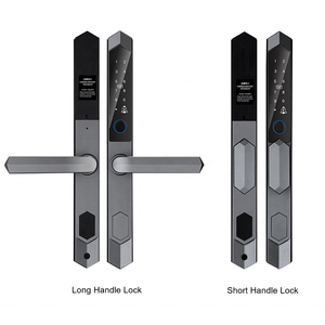 Serrure de porte à empreinte digitale en alliage d'aluminium Vertexis <span class=keywords><strong>DQ8</strong></span>, déverrouillage par clé, mot de passe, carte via Tuya Wi-Fi, étanche IP65, alarme anti-vandalisme, faible consommation - Product Image 2