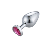 Plug anal en métal de marque privée, base poker (Pique, Cœur, Épée, Trèfle), avec gemmes remplaçables, pour hommes et femmes
