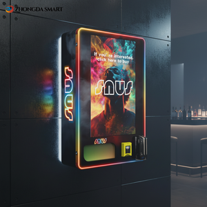 Distributeur automatique de tabac numérique mural de 32 pouces avec vérification de l'âge <span class=keywords><strong>et</strong></span> paiement par carte de crédit pour les magasins de détail, les petites entreprises <span class=keywords><strong>et</strong></span> la vente en gros - Product Image 2