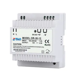 DIN Rail Power Supply DR-30-12 30W 12V 2.0A CE ROHS Approved with high quality 220v ac to dc Switch power supply 12vdc