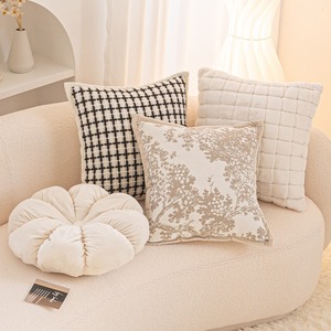 Cojín de gama alta francés para sofá, cojín para sala de estar, funda de almohada con <span class=keywords><strong>respaldo</strong></span>, funda de almohada lavable extraíble, cojín de Hotel, diseño Simple - Product Image 3