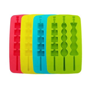Moule à glaçons en silicone pour sucettes glacées, compatible réfrigérateur et congélateur, qualité alimentaire, démoulage facile, plateau flexible pour glaçons, pour la vente en gros par une usine de qualité - Product Image 1