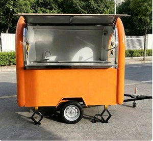 Chariot de vente ambulante pour hot-dogs et glaces, camion-restaurant, remorque de restauration entièrement équipée, cuisine mobile, restaurant itinérant - Product Image 3