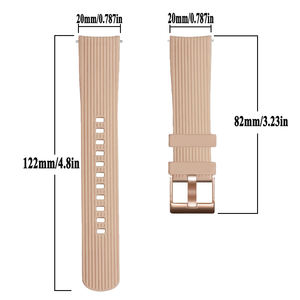 <span class=keywords><strong>Correa</strong></span> de silicona de 20 mm <span class=keywords><strong>para</strong></span> reloj inteligente con hebilla en oro rosa <span class=keywords><strong>para</strong></span> <span class=keywords><strong>Amazfit</strong></span> <span class=keywords><strong>GTS</strong></span> 4/3/2/<span class=keywords><strong>2e</strong></span>, <span class=keywords><strong>correa</strong></span> deportiva cómoda en 7 colores - Product Image 6