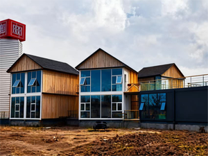 Контейнерный дом <span class=keywords><strong>2026</strong></span> HN, сборный, 20-футовый, в стиле ретро-ностальгии - Product Image 4