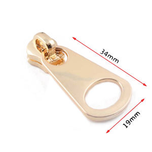 맞춤형 로고 프리미엄 아연 합금 니켈 프리 고품질 5단 지퍼 풀러 패션 가방 액세서리 - Product Image 2