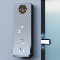 Serrure de sécurité intelligente pour la maison, système de verrouillage de porte sans clé Tuya WiFi / TTLock Ble, serrure à pêne dormant pour portail principal