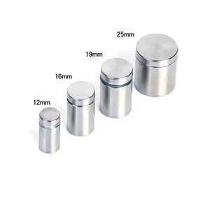 Prix usine en acier inoxydable entretoise boulons de fixation 19x25mm signe entretoise vis montage rond publicité ongles vernis affichage - Product Image 1