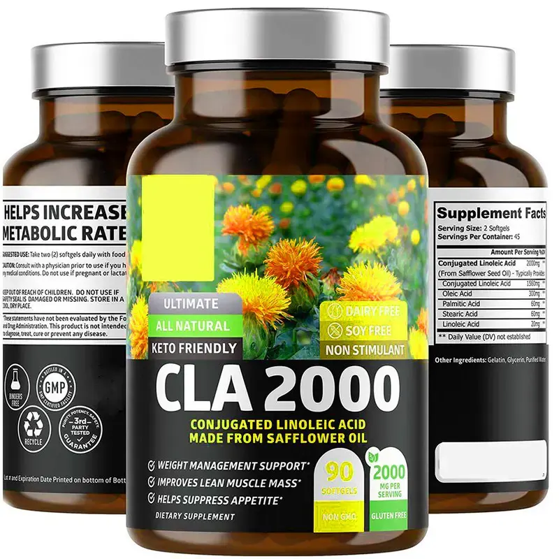 Max Kracht Cla Softgel Gummies Gewichtsverlies Supplement Voor Gezond Gewicht En Magere Spiermassa Capsules