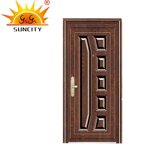 Antivol Design de luxe porte extérieure en acier de haute qualité, Style Villa, porte principale, porte avant de sécurité en acier renforcé