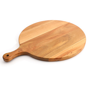 Molde Redondo de Madera para Pizza con Asa, 2 cm de Grosor, 1250 g, para Uso Doméstico - Product Image 5