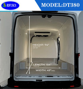 Fourgonnette de transport frigorifique électrique à batterie DC12V/24V à haute capacité de refroidissement avec unité de réfrigération de 6 à 10 m (-18°C) - Product Image 3