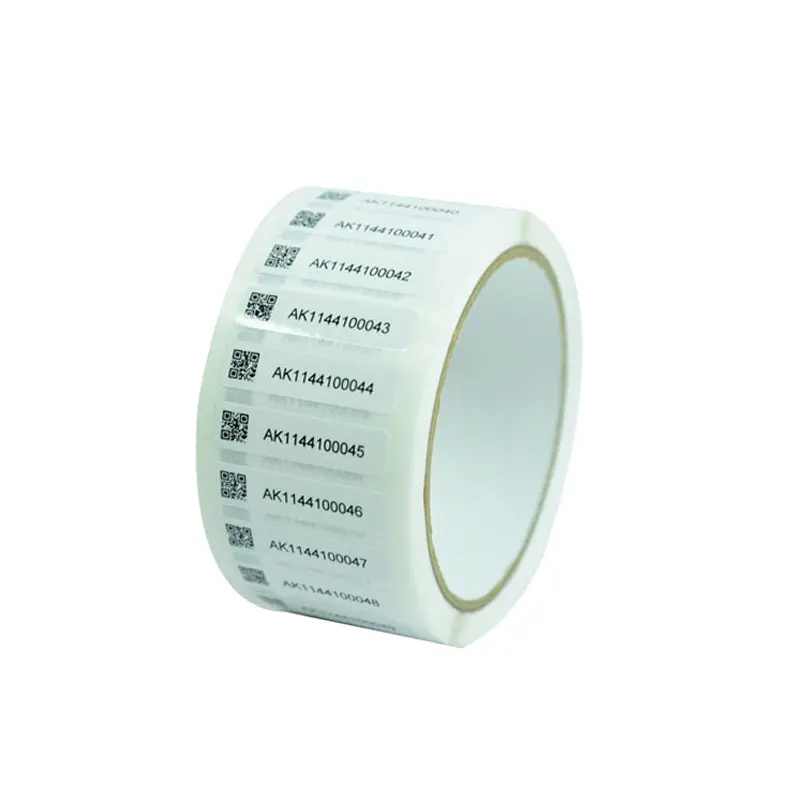 Vendita calda autoadesivo stampa adesivo personalizzato stampato sku etichetta del codice a barre