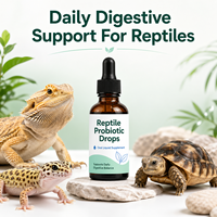 Gouttes Probiotiques Hautement Concentrées pour Reptiles - Formule Liquide pour Éleveurs Professionnels - Nutrition Animale en Gros sous Marque Privée