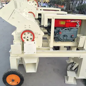 Hochleistungs-Mini-Steinbrecher Diesel-Hammer-Brecher-Mühle für Goldminen-Ton boden Beton-Hammer-Brecher-Maschinen preis