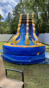 हॉट बिक्री वाणिज्यिक लोकप्रिय पार्टी किराये में 5 मीटर पानी स्लाइड - Product Image 6