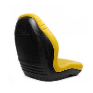 Asiento de vinilo con respaldo alto para cortacésped Tractor de jardín UTV o ATV Montaje universal amarillo para piezas de maquinaria agrícola - Product Image 4