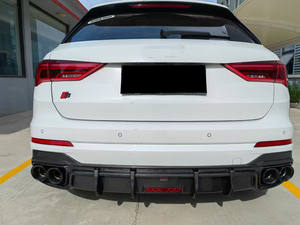 กันชนท้ายรถ <span class=keywords><strong>Audi</strong></span> <span class=keywords><strong>Q3</strong></span>แบบคาร์บอนแห้งตัดท่อไอเสียใหม่ - Product Image 2
