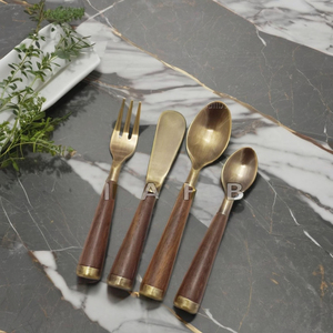 Western Style Stainless Steel <b>Knife</b> <b>Fork</b> <b>Spoon</b> <b>Set</b> Wooden Handle Durable Cutlery Flatware for Home Kitchen Dinnerware Use - Product Image 3