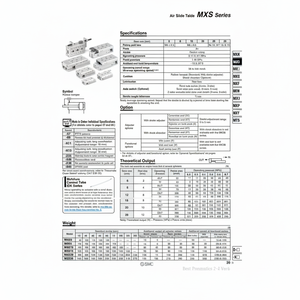SMC Pneumatics Air Slide Table-Tabla de deslizamiento de aire, 2, 2 - Product Image 1