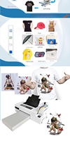 A3 DTF Machine de presse à chaud efficace et fiable pour la personnalisation professionnelle de T-shirt Impression quotidienne de tissu Nouveau pigment d'un an