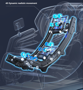 C82 Guangdong Luxury 4D <b>Zero</b> <b>Gravity</b> Shiatsu Track AI Smart Heat <b>Recliner</b> Shiatsu Chair Portable - Product Image 3