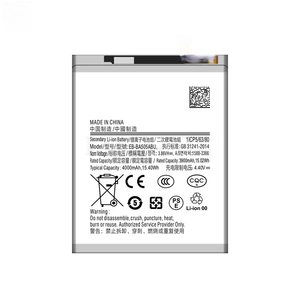 <span class=keywords><strong>แบ</strong></span><span class=keywords><strong>ต</strong></span>เตอรี่ลิเธียม EB-BA505ABU 4.4V 4000mAh สำหรับ<span class=keywords><strong>โทรศัพท์</strong></span>มือถือซัมซุง A20 A30 A205มีในสต็อก - Product Image 1