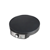 Crêpière Électrique Antiadhésive pour la Maison – Machine à Crêpes, Plaque de Cuisson pour Roti, Tortillas, Blintzes, Gaufres, Œufs, Bacon