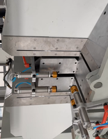 Mesin Pemotong Aluminium & PVC/UPVC Dua Kepala OUWO CNC 90/45 Derajat dengan PLC dan Motor untuk Profil Jendela Pintu Akurasi Tinggi
