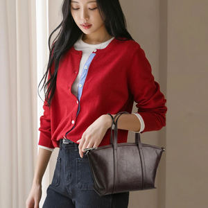 Sac à main pour femme China Gros Fabricant Personnalisé Pratique Quotidien Sac Épaule Cuir Véritable Porte-Documents - Product Image 6